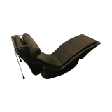Oscar Niemeyer Rio lounge chair in ash and leather