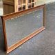 Louis Philippe style bistro/brasserie mirror in solid wood, 195x85