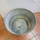 Old zinc basin 67cms in diameter