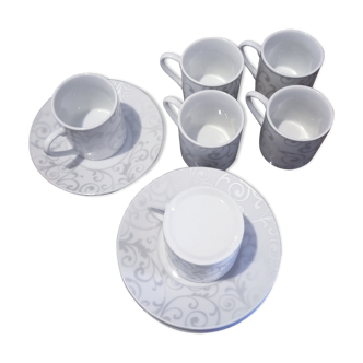 12-piece porcelain coffee set