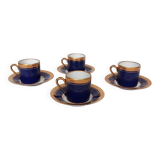 Limoges gold cups and saucers