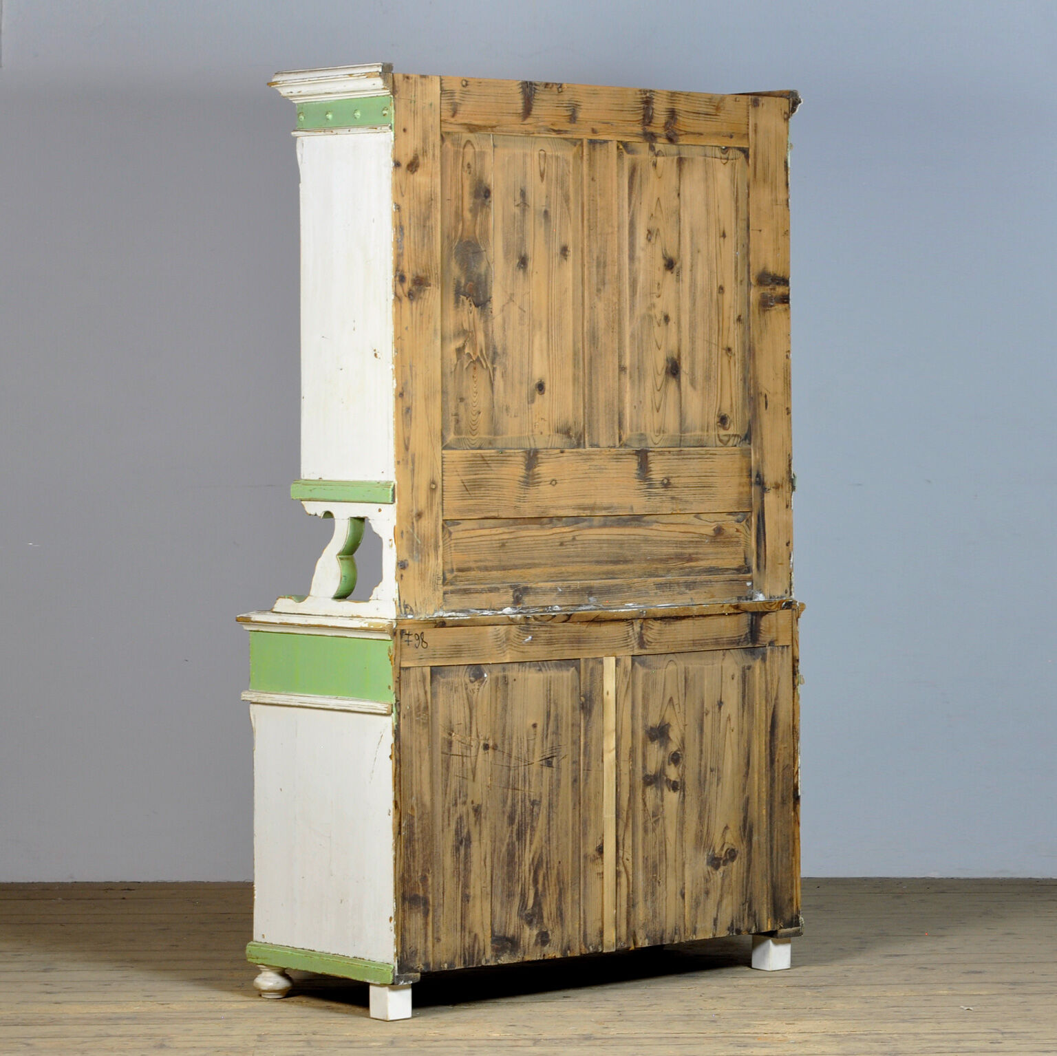 Solid pine kitchen cupboard, 1920's