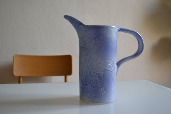 Pichet vase céramique signée
