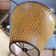 Lampadaire vintage - rotin et bambou - années 1950