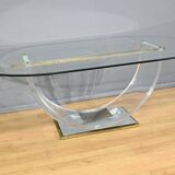 C. Hollis Jones Glass Table for Belgo Chrom – 1970