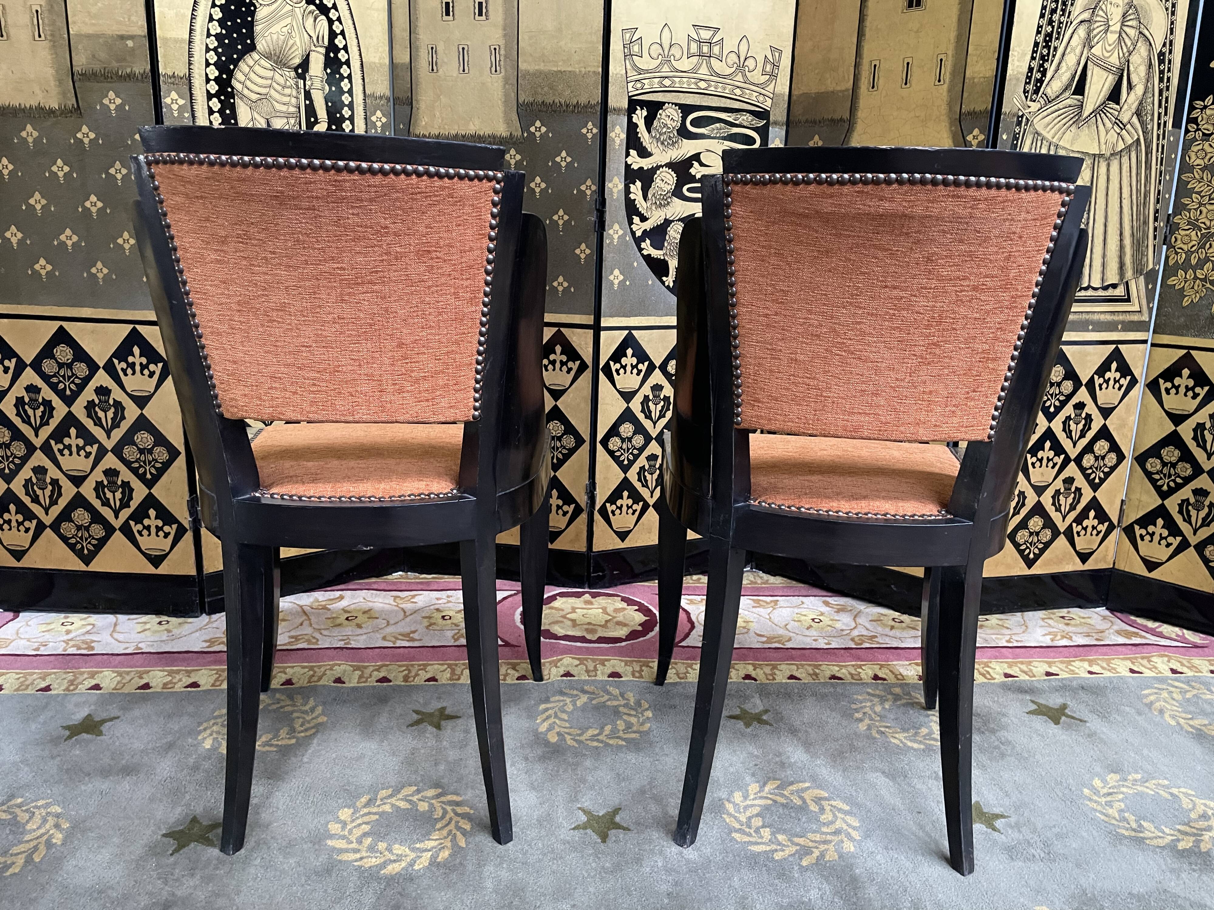 Pair of restored Art Deco period chairs