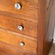 Art deco oak chest of drawers