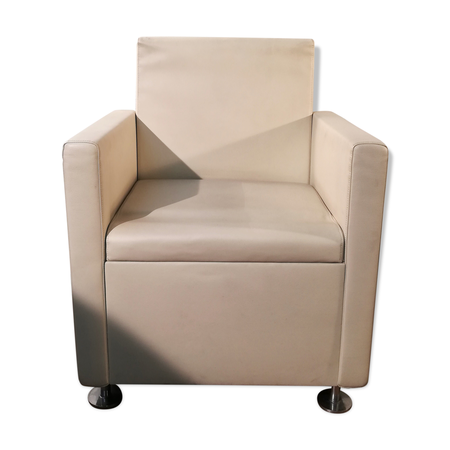 Vintage leather armchair