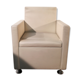 Vintage leather armchair