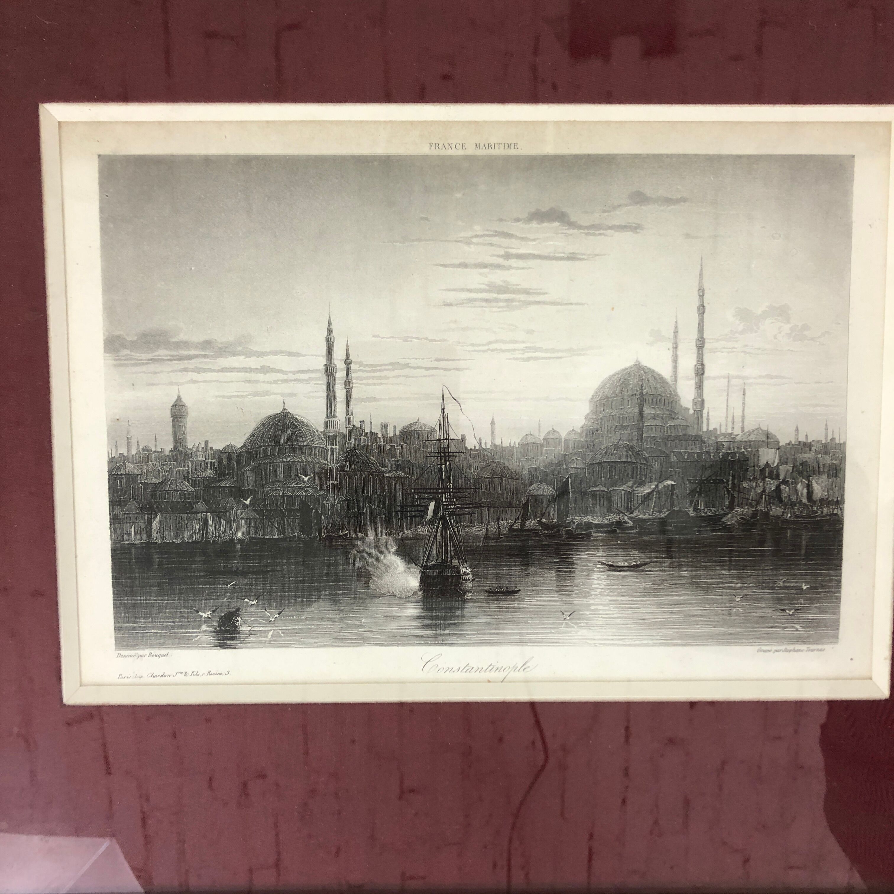Engraving of Constantinople