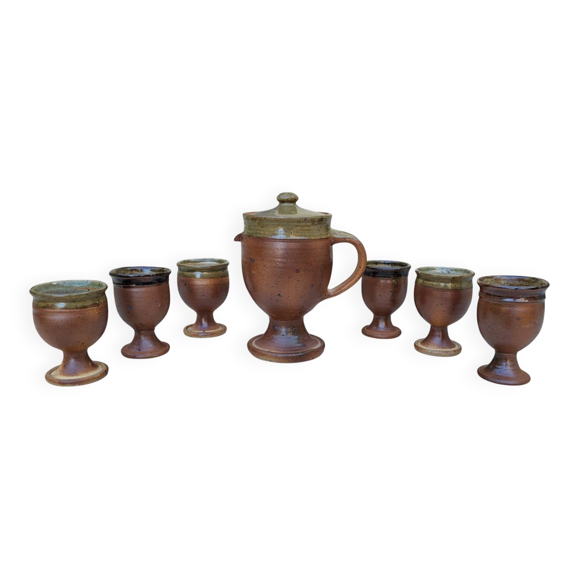 Teapot / coffee pot / cups P. Digan (1941-2016) & J. Stedman (1945-1987)