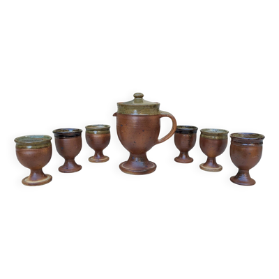 Théière / cafetière / tasses P. Digan (1941-2016) & J. Stedman (1945-1987)
