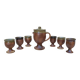 Teapot / coffee pot / cups P. Digan (1941-2016) & J. Stedman (1945-1987)
