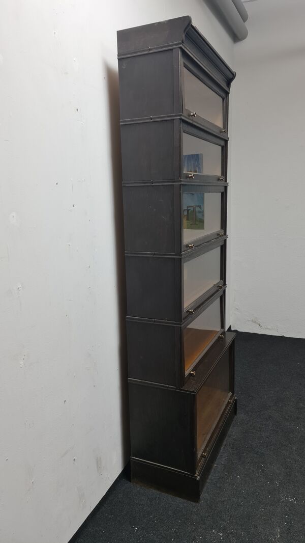 Étagère à livres Barristers en chêne vintage par Soennecken Allemagne