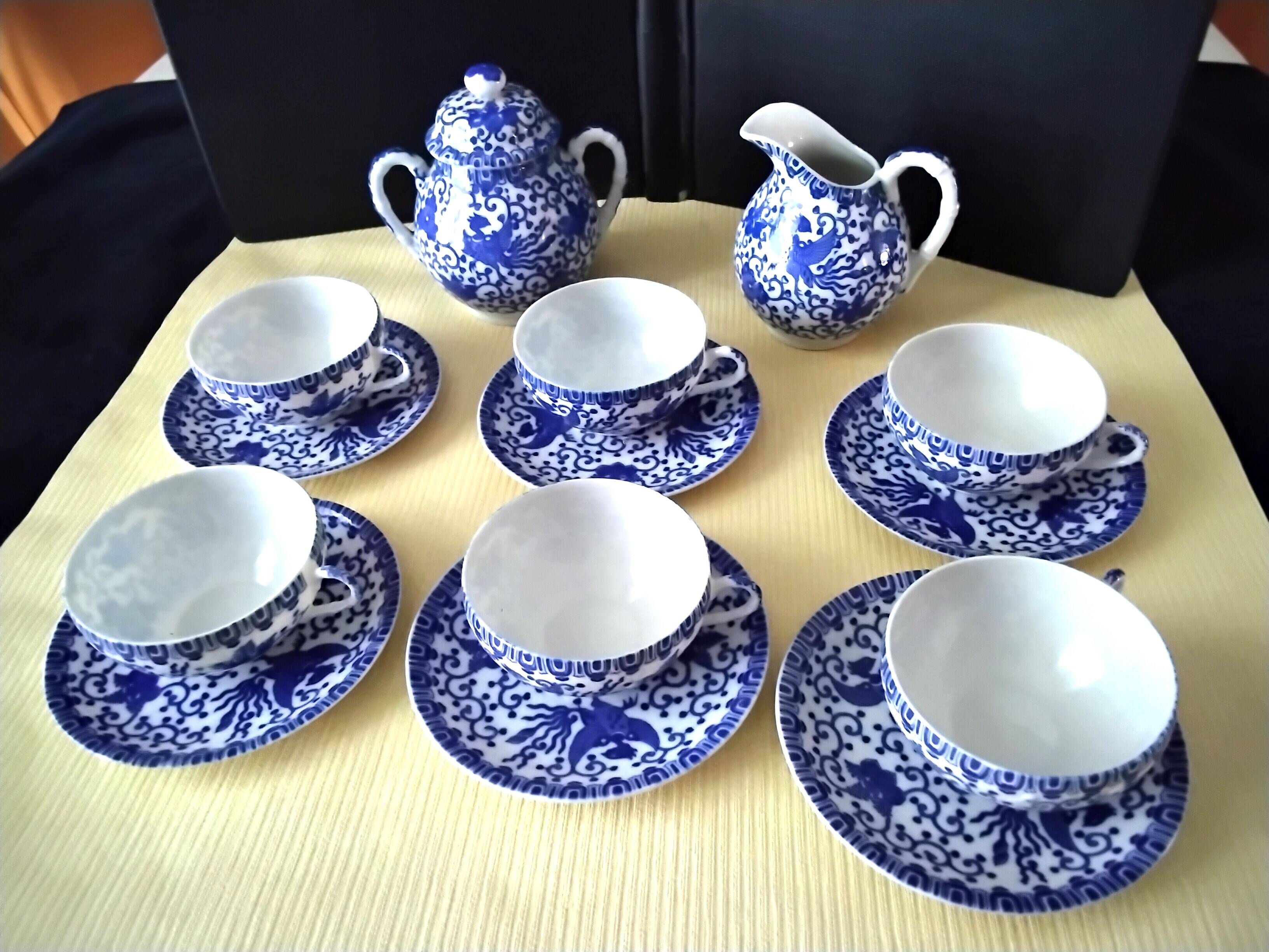 Japanese porcelain tea or coffee service, Phoebus model