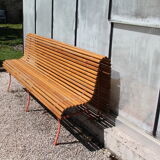 Outdoor bench latte