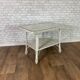 Vintage rattan coffee table 1960