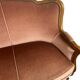 Baroque vintage rose sofa / three-seater / sofa