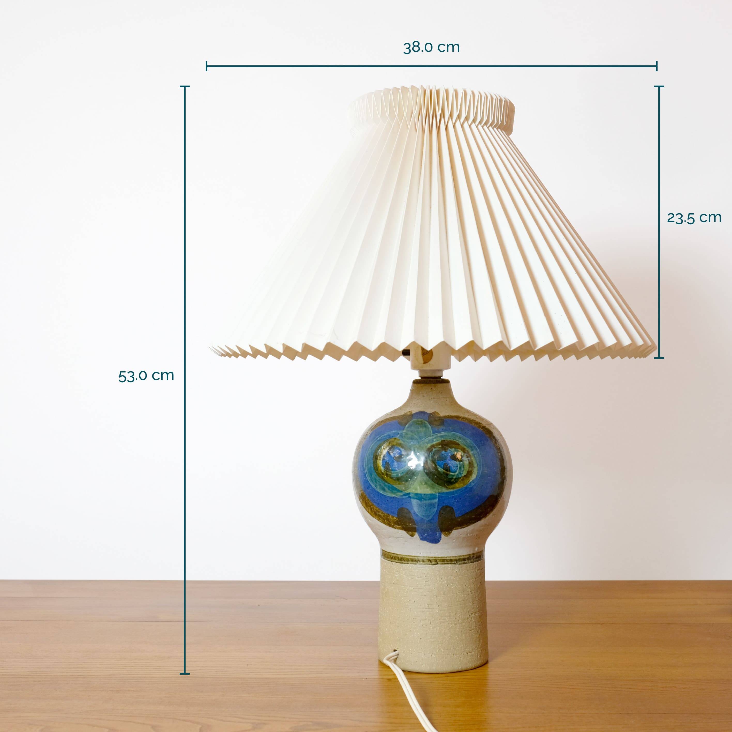 Noomi Backhausen for Soholm Stentoj, table lamp, 1960s.