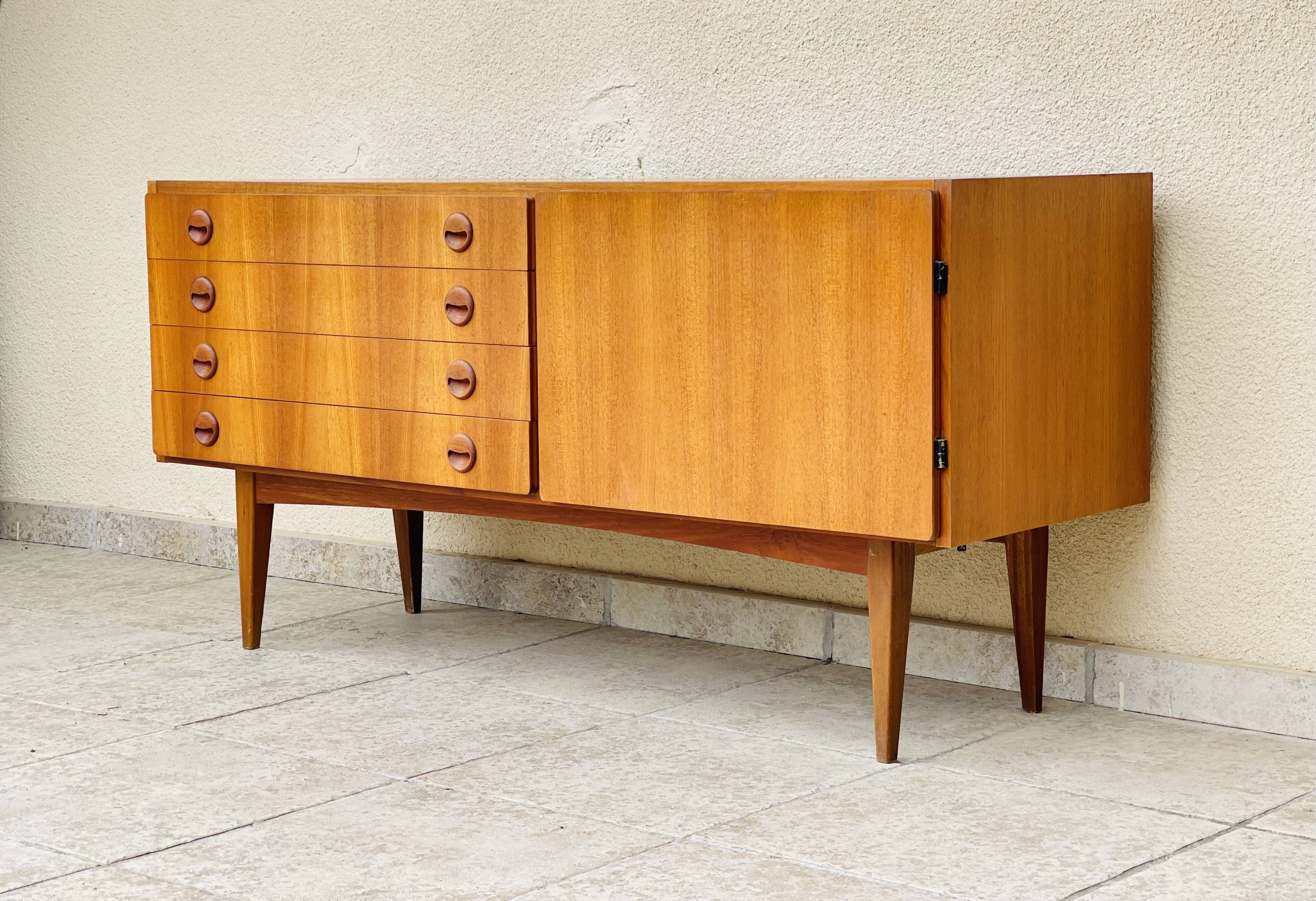 Scandinavian teak row
