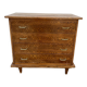 Commode en chêne pied compas