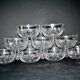 Lorraine crystalware set of 9 cut crystal bowls model Junon Lemberg Chantilly
