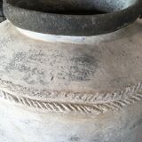 Old terracotta water jar