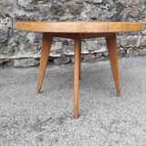 Coffee table vintage compass feet