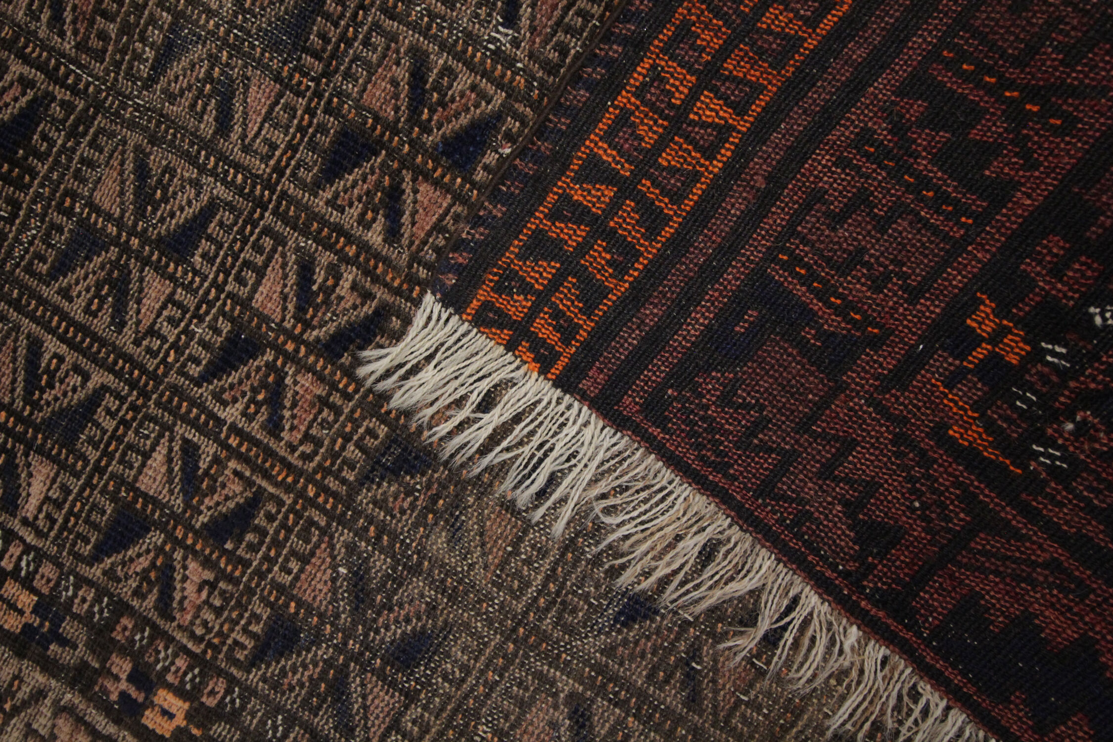 Handmade afghan balouch area rug - 79x118cm
