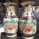Pair of large ceramic vases from Nanking, China, Asian decor.