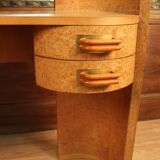 Art deco period speckled maple dressing table