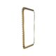Brass wall mirror, Italy, 1950s