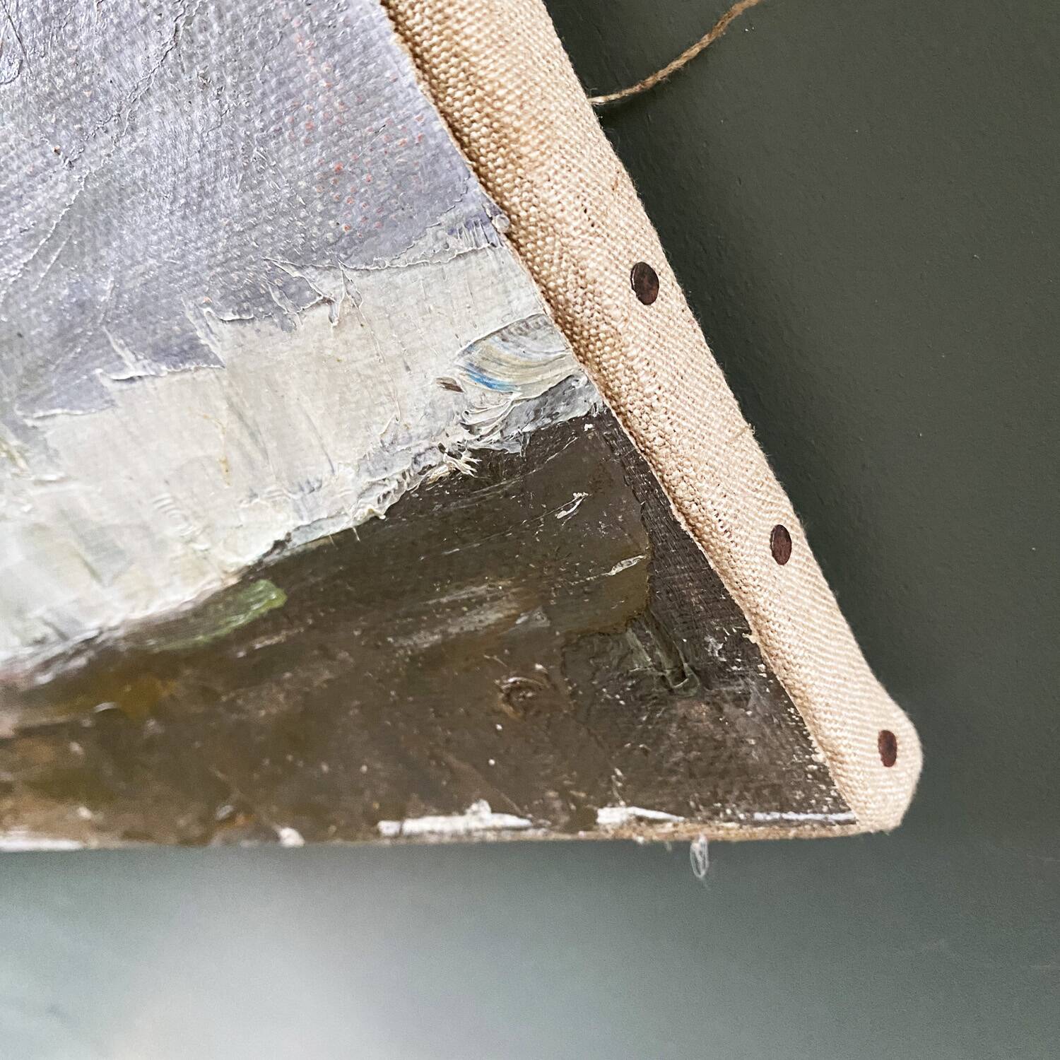 Painting "Still life at the window" mid-20th century