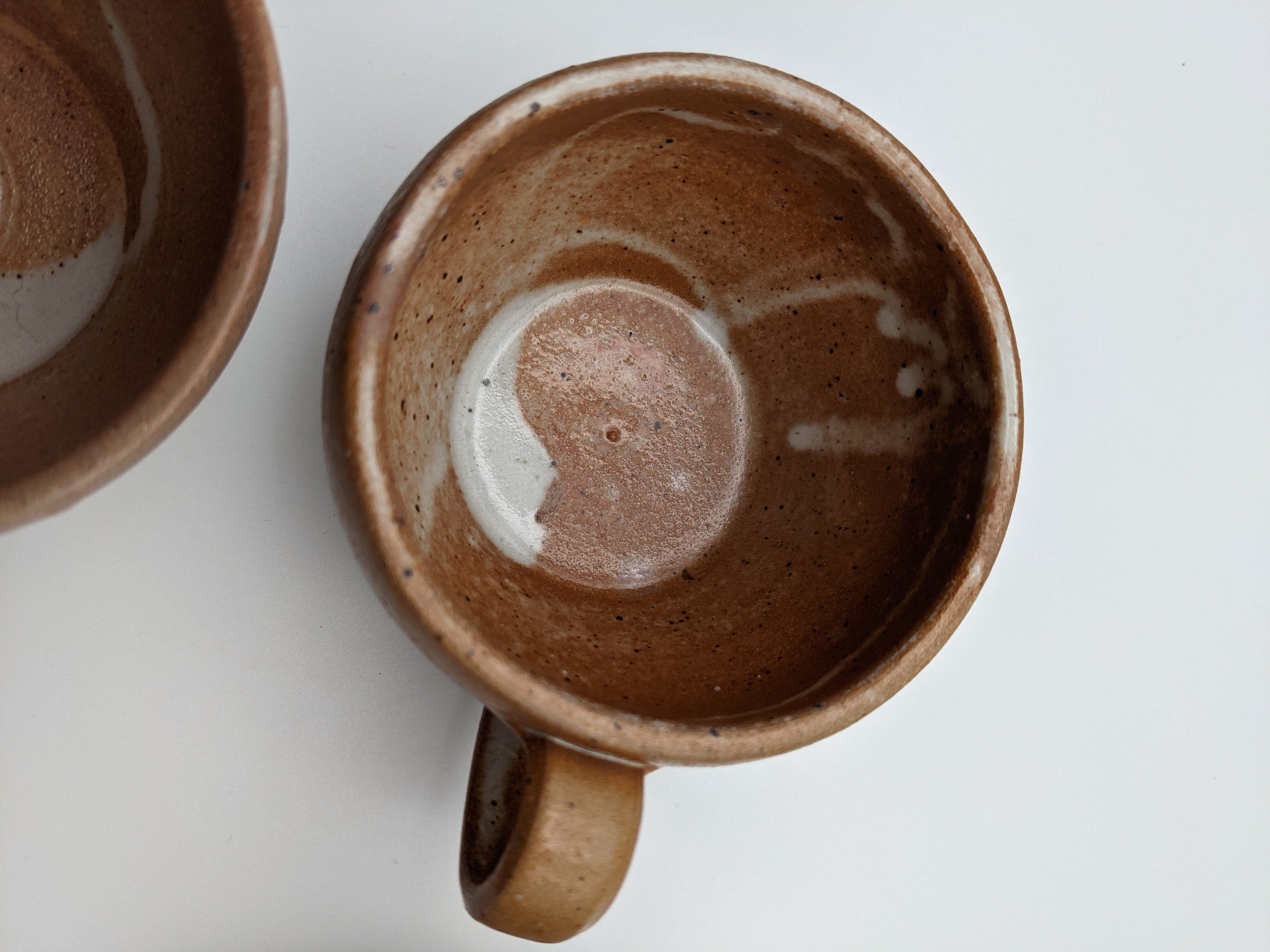 Set of cups and saucers ceramic