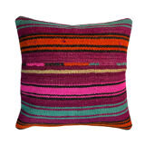 Vintage turkish kilim cushion cover 40 x 40 cm
