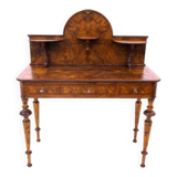 Walnut desk, Northern Europe, circa 1900. After restoration.