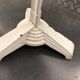 Art Deco cast garden table and porcelain shard tray