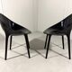 Philippe Starck glossy Super Impossible chairs, Kartell Italy