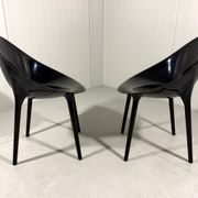 Philippe Starck glossy Super Impossible chairs, Kartell Italy