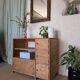 Old small workshop furniture made of wood.