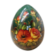 Painted wooden egg