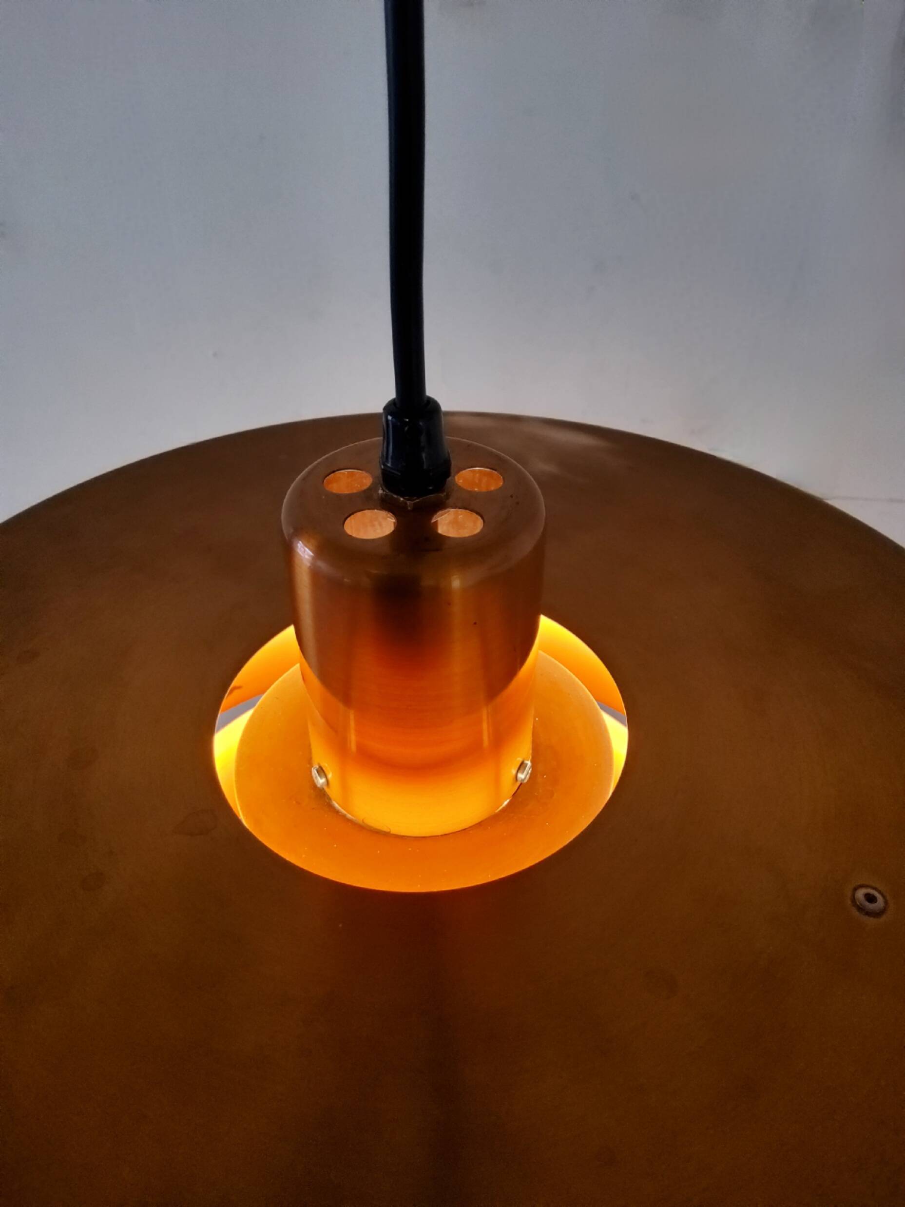 Danish suspension light by Jo Hammerborg for Fog and Morup, 1963 vintage.
