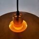 Danish suspension light by Jo Hammerborg for Fog and Morup, 1963 vintage.