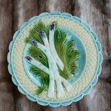 2 antique barbotine plates from Salins