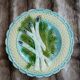 2 antique barbotine plates from Salins