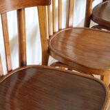 5 vintage bistro chairs