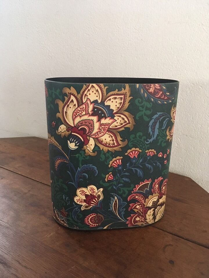 Vintage paper basket.