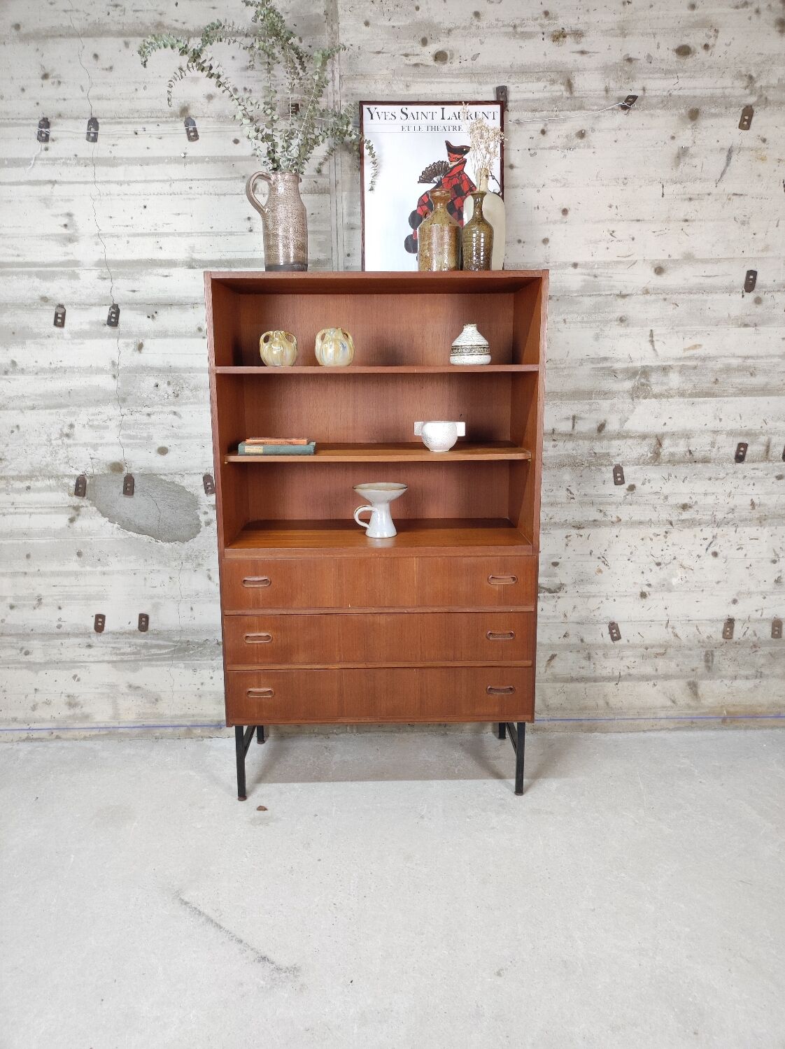 Vintage shelf bookcase or dresser
