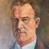 Portrait of a man by Leopold Muller (1879 - 1961)