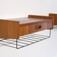 Pair of vintage Scandinavian hanging bedside tables 1960